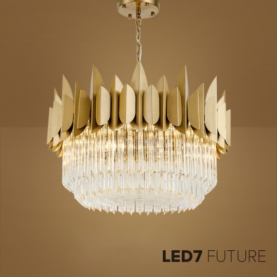 Loft Industry Modern - Edge Round Chandelier